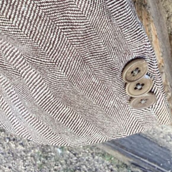 Ermenegildo Zegna Blazer 54R 100% Hemp Beige Shell Buttons Sport Coat - Picture 3 of 7